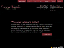 Tablet Screenshot of nonnabellas.com